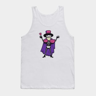 Vintage Cartoon Circus Magician Tank Top